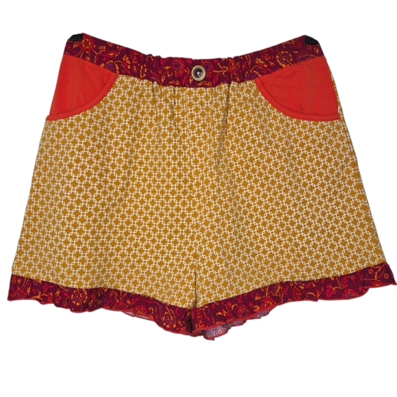 Matilda Jane Enchanted Garden Woodrose Mixed Print Shorts Girls Youth Size 12 - Picture 1 of 10